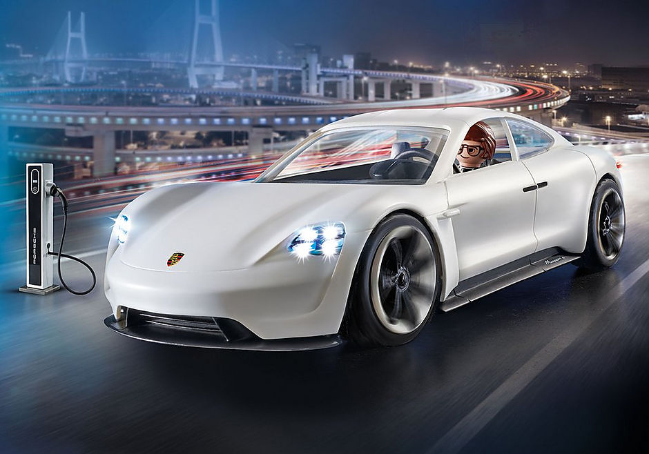 PLAYMOBIL:THE MOVIE Rex Dasher's Porsche Mission E - 70078 - PLAYMOBIL® USA
